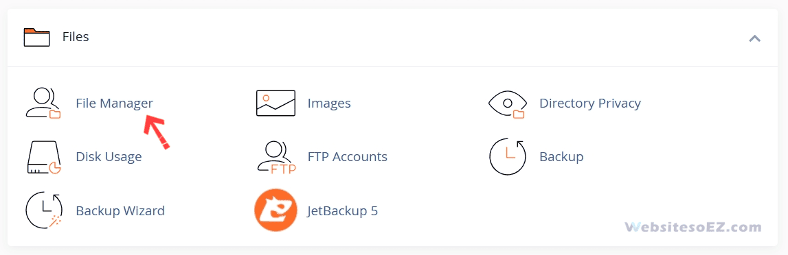 cpanel File Manager