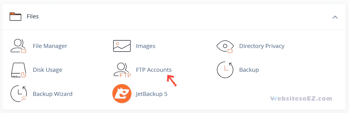 cPanel FTP Accounts