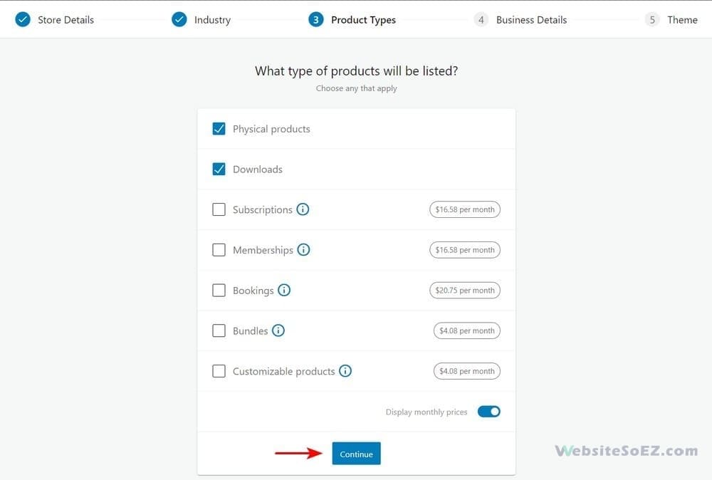 WooCommerce Setup Wizard